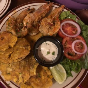 Platos Mixtos - Corvina y Camarones