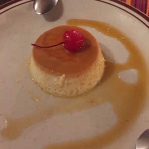 Flan de la casa