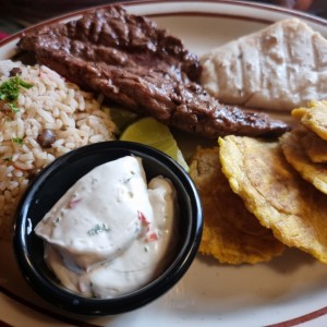 filete de res y corvina