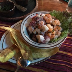 Ceviche mixto al gusto