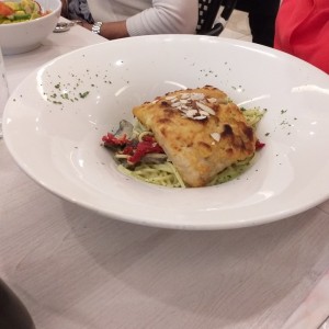 corvina con pasta