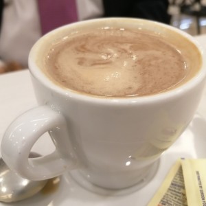 Capuccino con leche de almendras