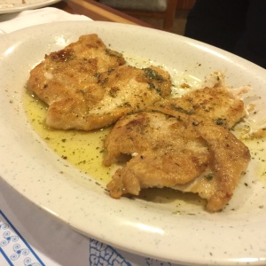 Pollo a la griega 