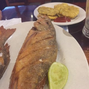 Pargo frito