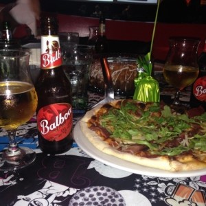 Pizza Portobello y Jamon Serrano!!! 