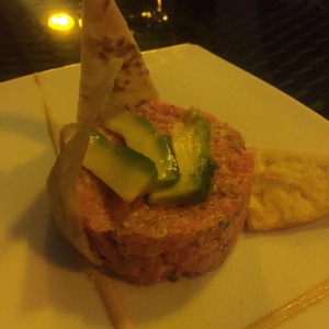 Tartar de salmon