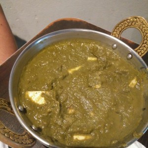 palak paneer espinaca