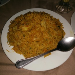 Carnes "Halal" - Camarones Biryani