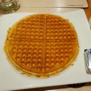 Waffles - Mantequilla y Syrup