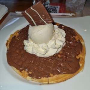 waffle de nutella