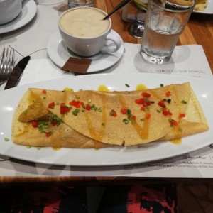 Crepes de Pollo Thai