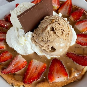 Waffle Deleite de Fresas