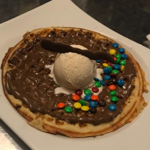 Crepe de Nutella con M&M?s