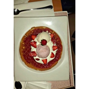 Waffle Deleite de Fresas