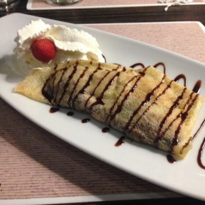 crepe nutella con fresa