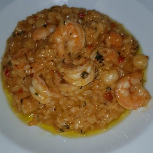 Rissoto de camarones