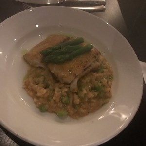 Corvina con Rissotto de Maracuya