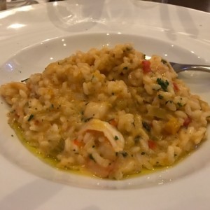 risotto de camarones