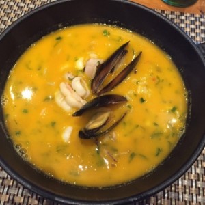 arroz caldoso de mariscos