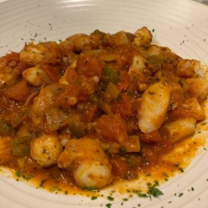 Pulpo en Salsa Criolla Picante