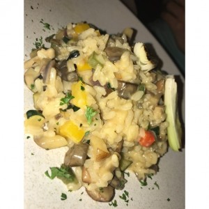 risotto de vegetales