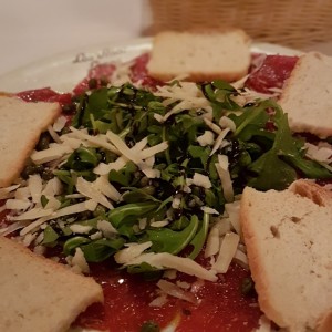 carpaccio de res