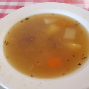 deliciosa sopa de entrada