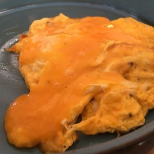 omelette con queso