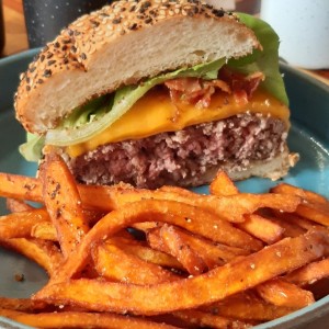 Homestyle burger