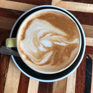 Latte en leche de almendras