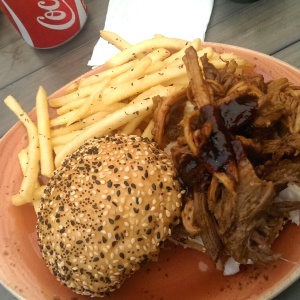 Pulled pork sandwich