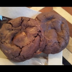 galletas de chocolate con chocolate blanco