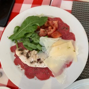 carpaccio de res