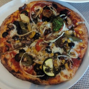 Pizza vegetales