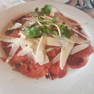 carpaccio de res