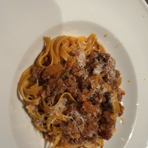 Pasta con carne de ternera