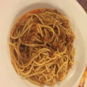 Spaguetti a la Bolognesa