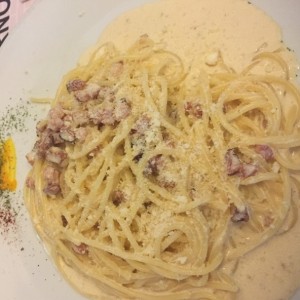 Soaguetti a la carbonara