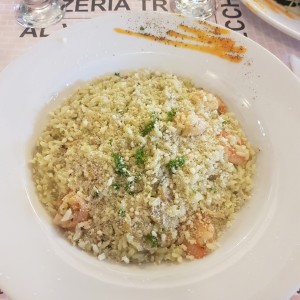 Risotto con Camarones y Almejas