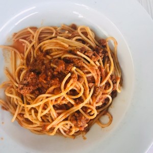 Pasta con Carne Molida