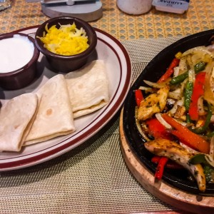 fajitas de pollo 