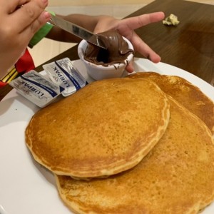 pancake con nutella