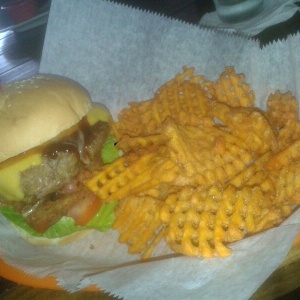 Smoke shack burger