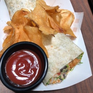 Wrap de pollo buffalo