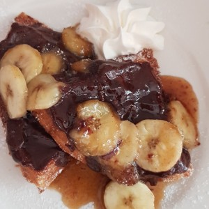 waffle con nutella kids menu