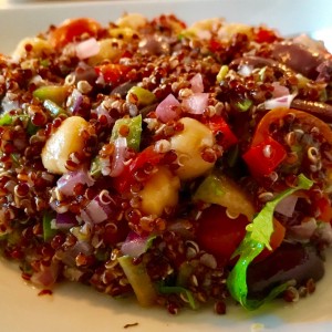 Quinoa & Check Pea Salad