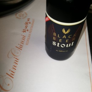 cerveza Coreana Stout  (black beer)