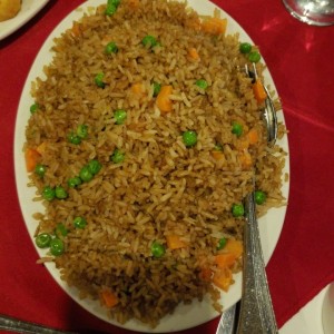 arroz frito vegetales