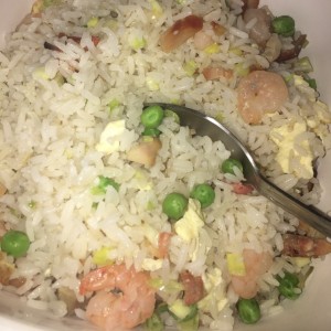 arroz frito sin salsa de soya