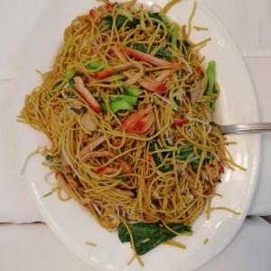 Chow Mein de puerco 